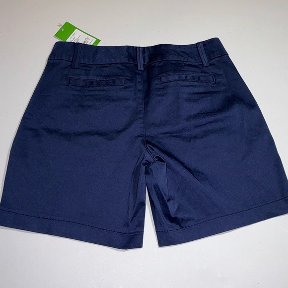 Lilly Pulitzer NWT 7" Jayne Shorts True Navy $74 Size 0 - Picture 5 of 13